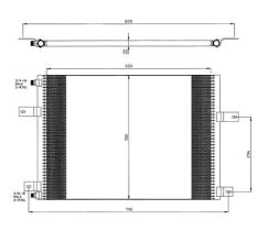 ACR 300630 - CONDENSADOR RENAULT MAGNUM ETECH