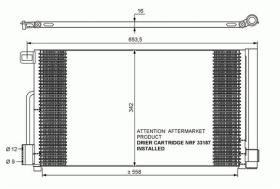 ACR 300631 - CONDENSADOR FIAT GRANDE PUNTO-OPEL CORSA D