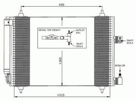 ACR 300633 - CONDENSADOR PEUGEOT 407/CITROEN C5