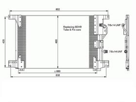 ACR 300657 - CONDENSADOR MB ACTROS