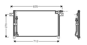 ACR 300661 - CONDENSADOR NISSAN PATROL GR I