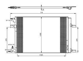 ACR 300663 - CONDENSADOR CHEVROLET CRUZE-OPEL ASTRA J/ZAFIRA