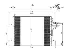 ACR 300668 - CONDENSADOR FORD KUGA