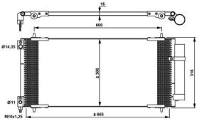 ACR 300679 - CONDENSADOR CITROEN C5/C6-PEUGEOT 407/607