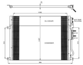 ACR 300680 - CONDENSADOR JEEP COMMANDER/GRAND CHEROKEE III