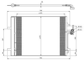 ACR 300687 - CONDENSADOR FORD GALAXY/MONDEO IV/SMAX-LAND ROVER-VOLVO S60/