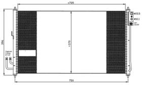 ACR 300689 - CONDENSADOR NISSAN MURANO