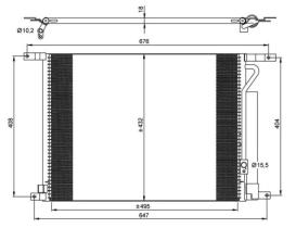 ACR 300702 - CONDENSADOR CHEVROLET AVEO