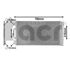 ACR 300737 - CONDENSADOR RENAULT FLUENCE/GRAND SCENIC/MEGANE/MODUS/SCENIC