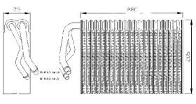 ACR 310006 - EVAPORADOR OPEL ASTRA F/VECTRA A