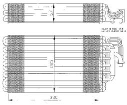 ACR 310010 - EVAPORADOR BMW SERIE5 E34/SERIE7 E32