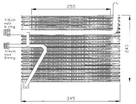 ACR 310014 - EVAPORADOR VOLVO 760/960/S90/V90