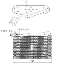 ACR 310022 - EVAPORADOR AUDI A4