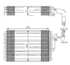 ACR 310023 - EVAPORADOR MB W124