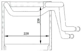 ACR 310031 - EVAPORADOR FORD TRANSIT IV/TRANSIT V