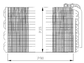 ACR 310040 - EVAPORADOR PEUGEOT 405