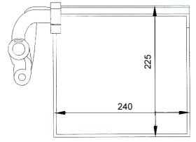 ACR 310041 - EVAPORADOR FORD FOCUS C-MAX