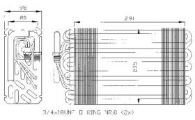 ACR 310106 - EVAPORADOR CITROEN BX