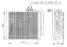 ACR 310109 - EVAPORADOR PEUGEOT 205/309