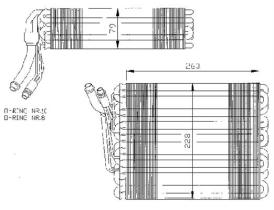 ACR 310110 - EVAPORADOR VW TRANSPORTER T4