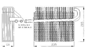 ACR 310116 - EVAPORADOR OPEL CORSA B