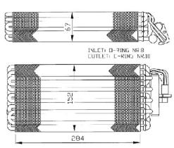 ACR 310123 - EVAPORADOR BMW SERIE3 E36/COMPACT