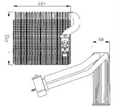 ACR 310124 - EVAPORADOR MB W168