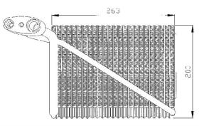 ACR 310136 - EVAPORADOR AUDI A4-VW PASSAT V