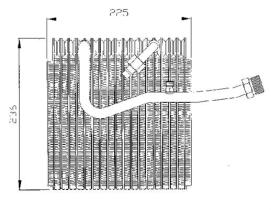 ACR 310138 - EVAPORADOR SUBARU LEGACY