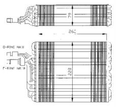 ACR 310143 - EVAPORADOR VW TRANSPORTER