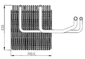 ACR 310146 - EVAPORADOR OPEL CORSA C