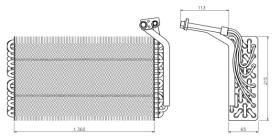 ACR 310178 - EVAPORADOR CITROEN EVASION/JUMPY-FIAT SCUDO/ULYSSE