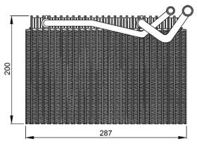 ACR 310180 - EVAPORADOR PEUGEOT 406