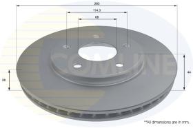 COMLINE ADC0296V - DISCO FRENO