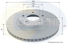 COMLINE ADC0476V - DISCO FRENO