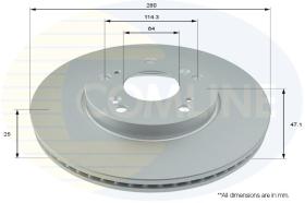 COMLINE ADC0576V - DISCO FRENO