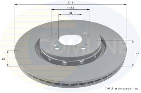 COMLINE ADC0577V - DISCO FRENO