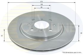 COMLINE ADC0936V - DISCO FRENO