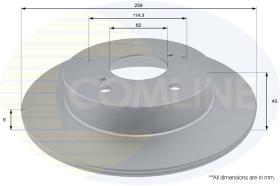 COMLINE ADC0937 - DISCO FRENO