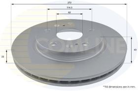 COMLINE ADC0938V - DISCO FRENO