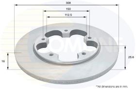 COMLINE ADC1268 - DISCO FRENO
