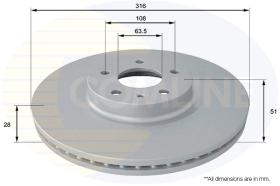 COMLINE ADC1273V - DISCO FRENO