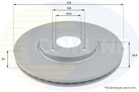 COMLINE ADC1280V - DISCO FRENO