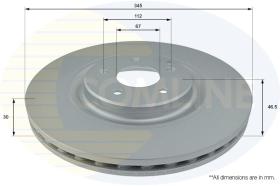 COMLINE ADC1682V - DISCO FRENO