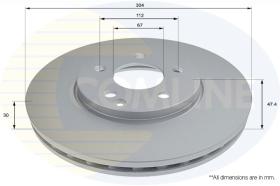 COMLINE ADC1683V - DISCO FRENO