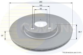 COMLINE ADC2516V - DISCO FRENO