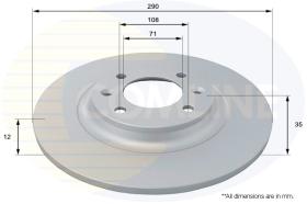 COMLINE ADC2729 - DISCO FRENO