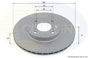 COMLINE ADC2809V - DISCO FRENO