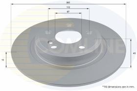 COMLINE ADC2813 - DISCO FRENO