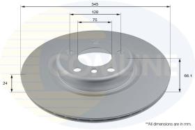 COMLINE ADC2837V - DISCO FRENO